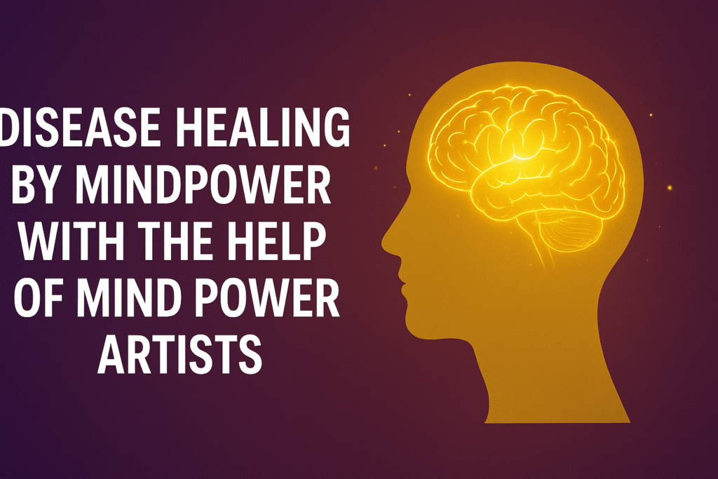 Disease Healing by Mind Power with the help of Mind Power Artists