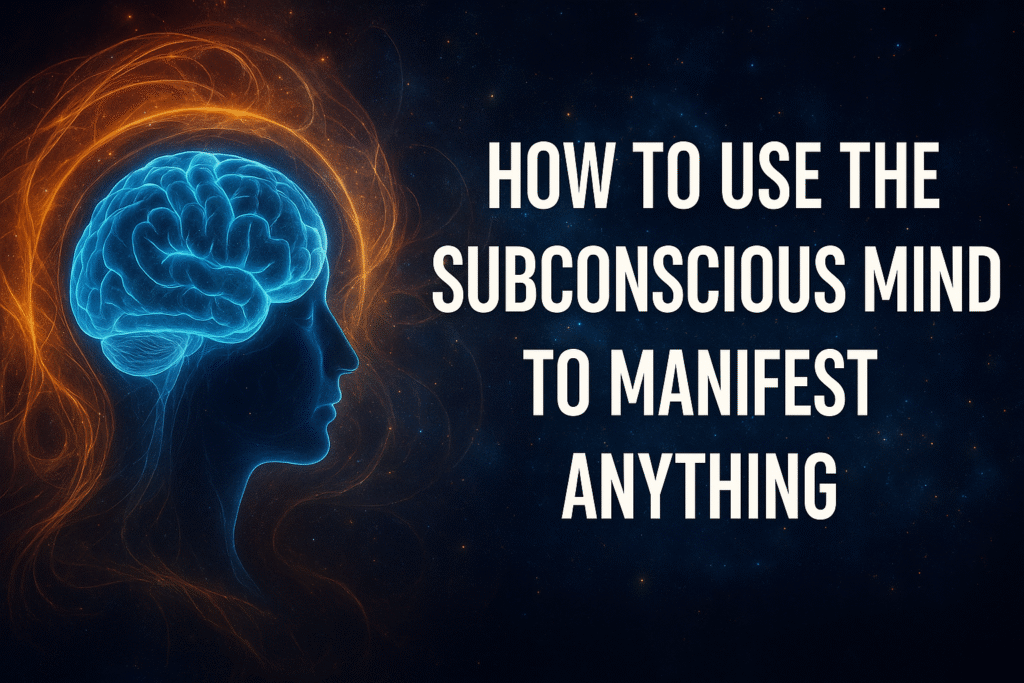 How to Use the Subconscious to Manifest Anything