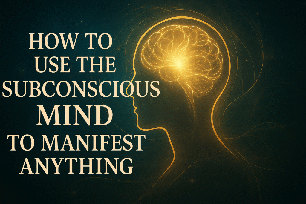 How to Use the Subconscious to Manifest Anything