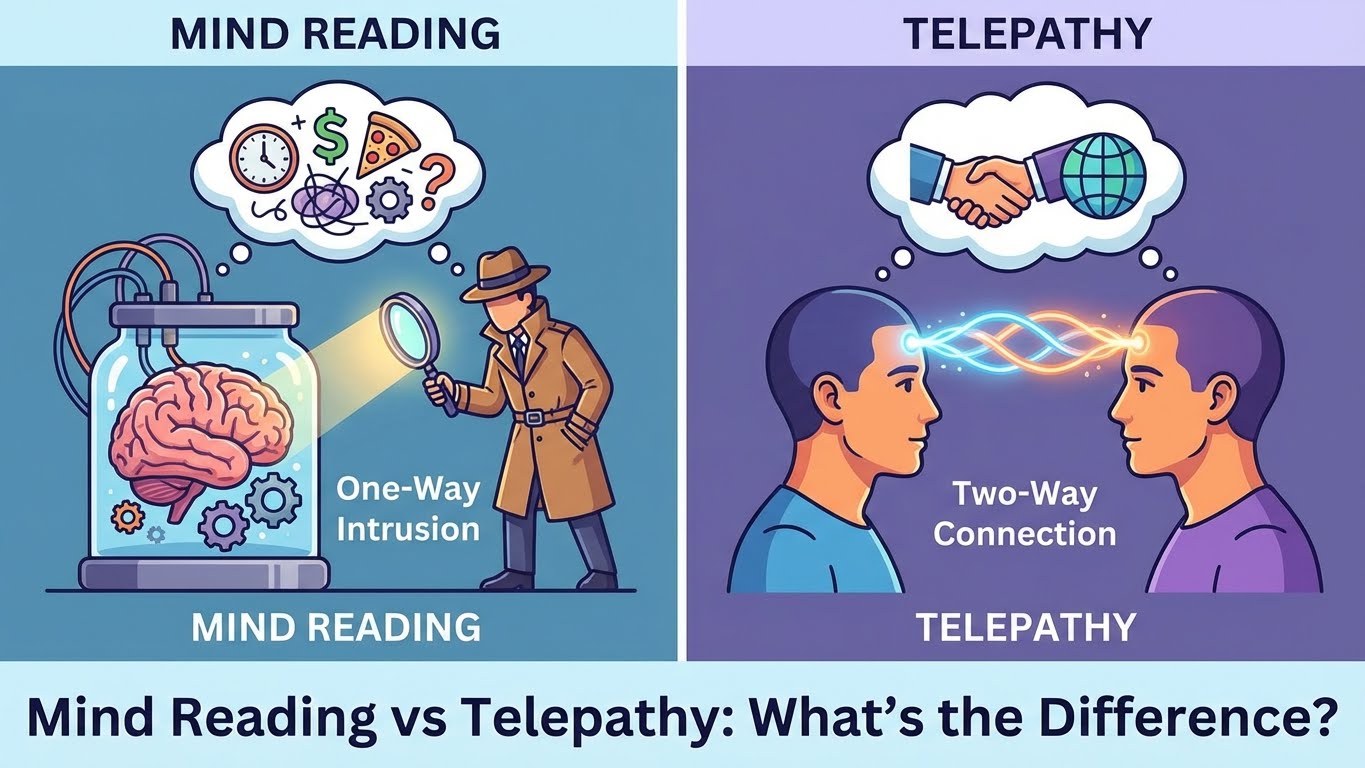 Mind Reading vs Telepathy: What’s the Difference