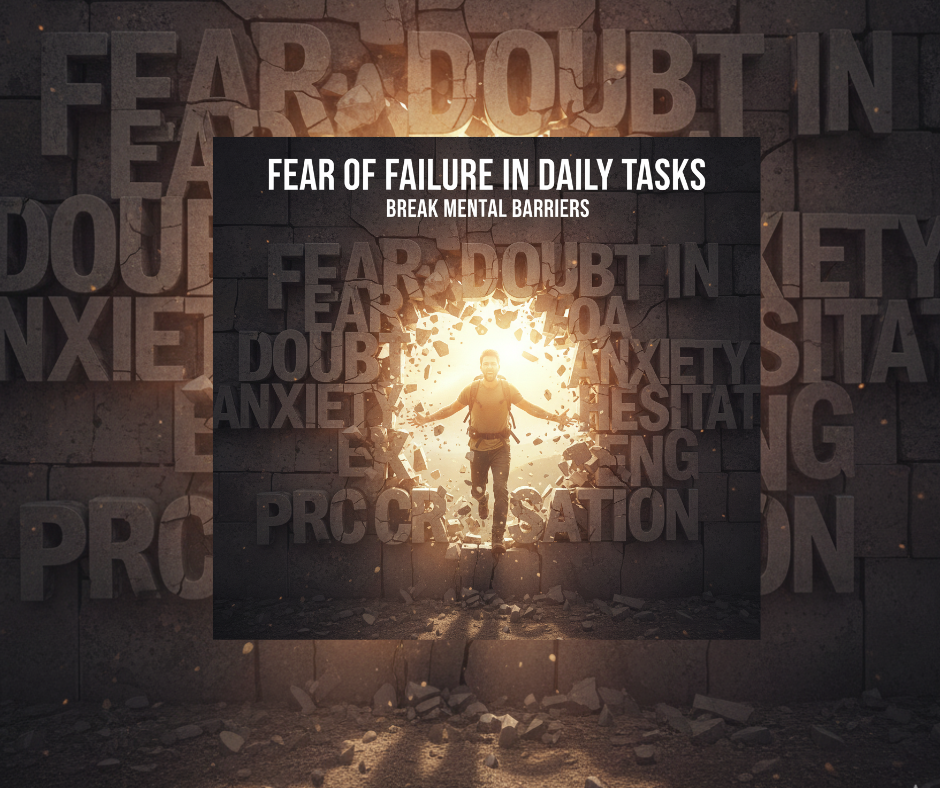 Fear of failure in daily tasks